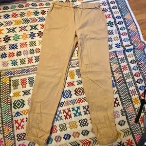 Lifetime Collectibe Khaki Joggers. Size 32